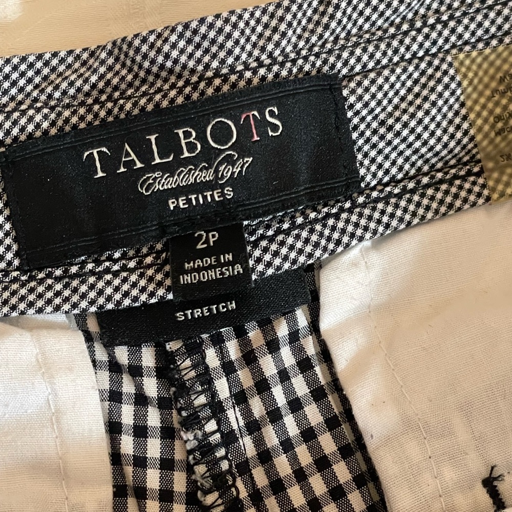 Talbot checkered capris - image 2